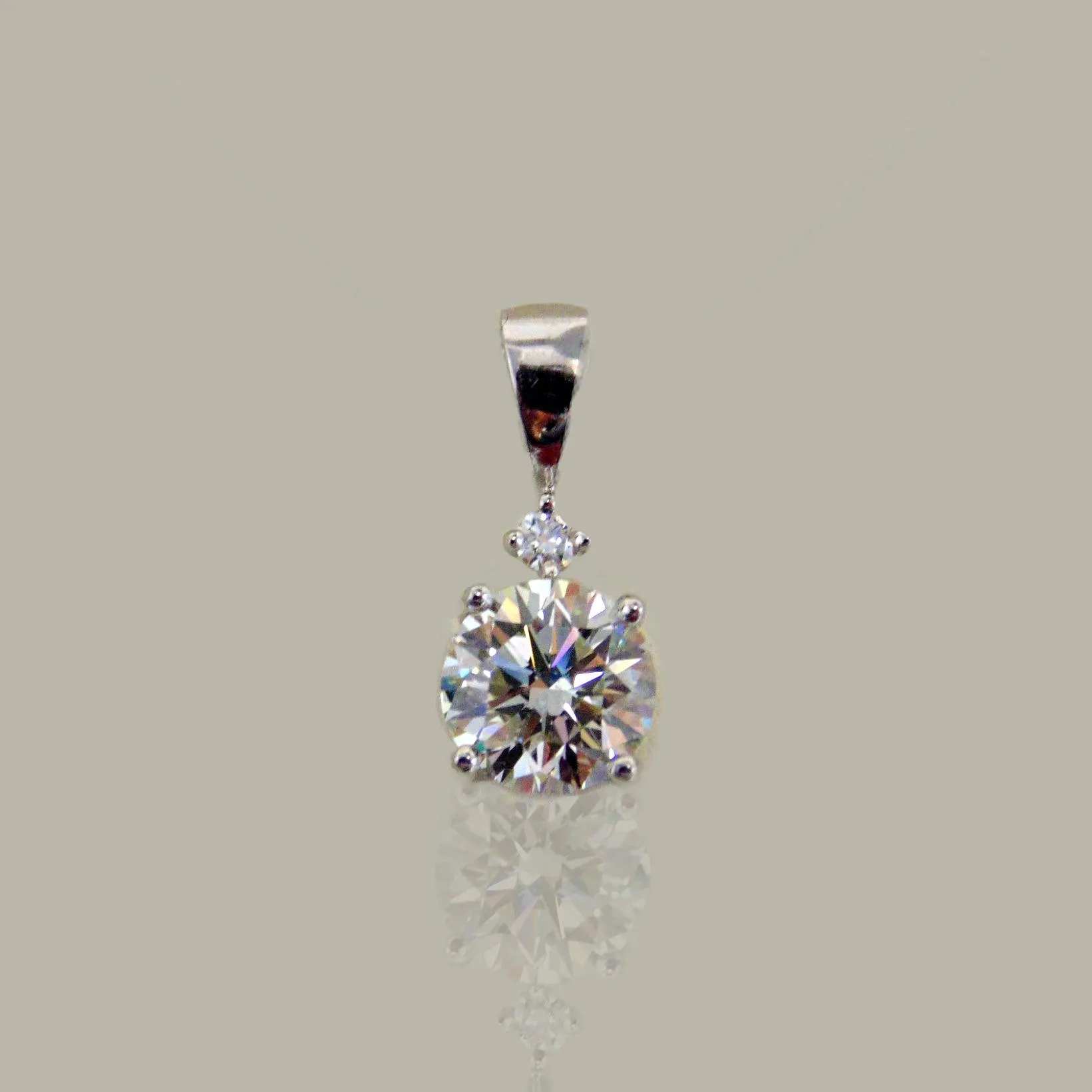 1 carat Diamond Solitaire Necklace