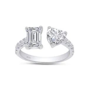10K Two Stone Ring