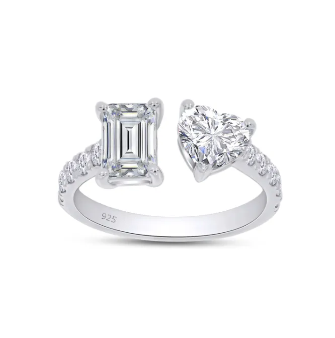 10K Two Stone Ring
