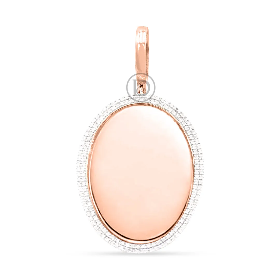 10K Yellow Gold Memory Pendant with 0.35CT Diamonds
