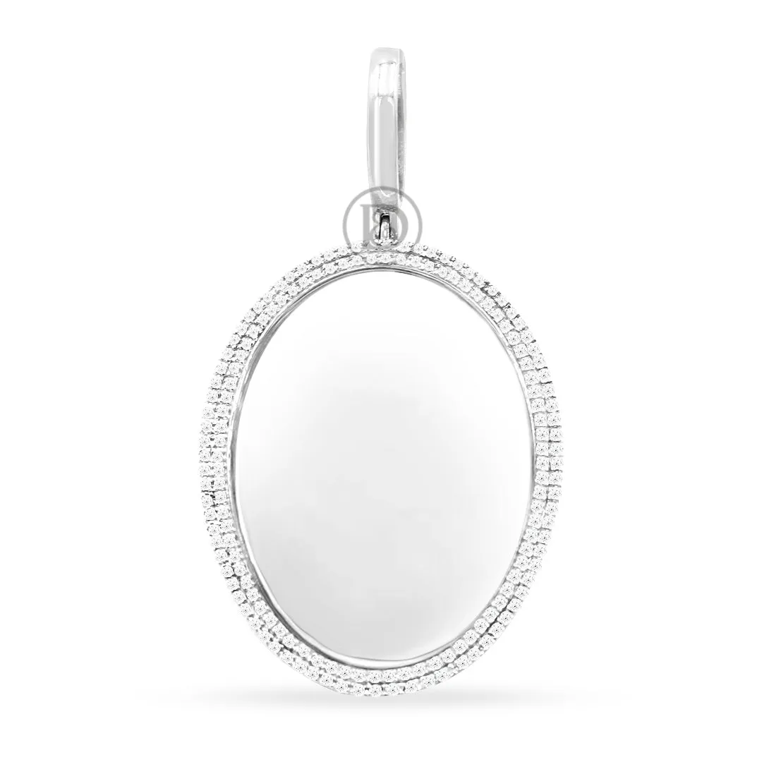 10K Yellow Gold Memory Pendant with 0.35CT Diamonds