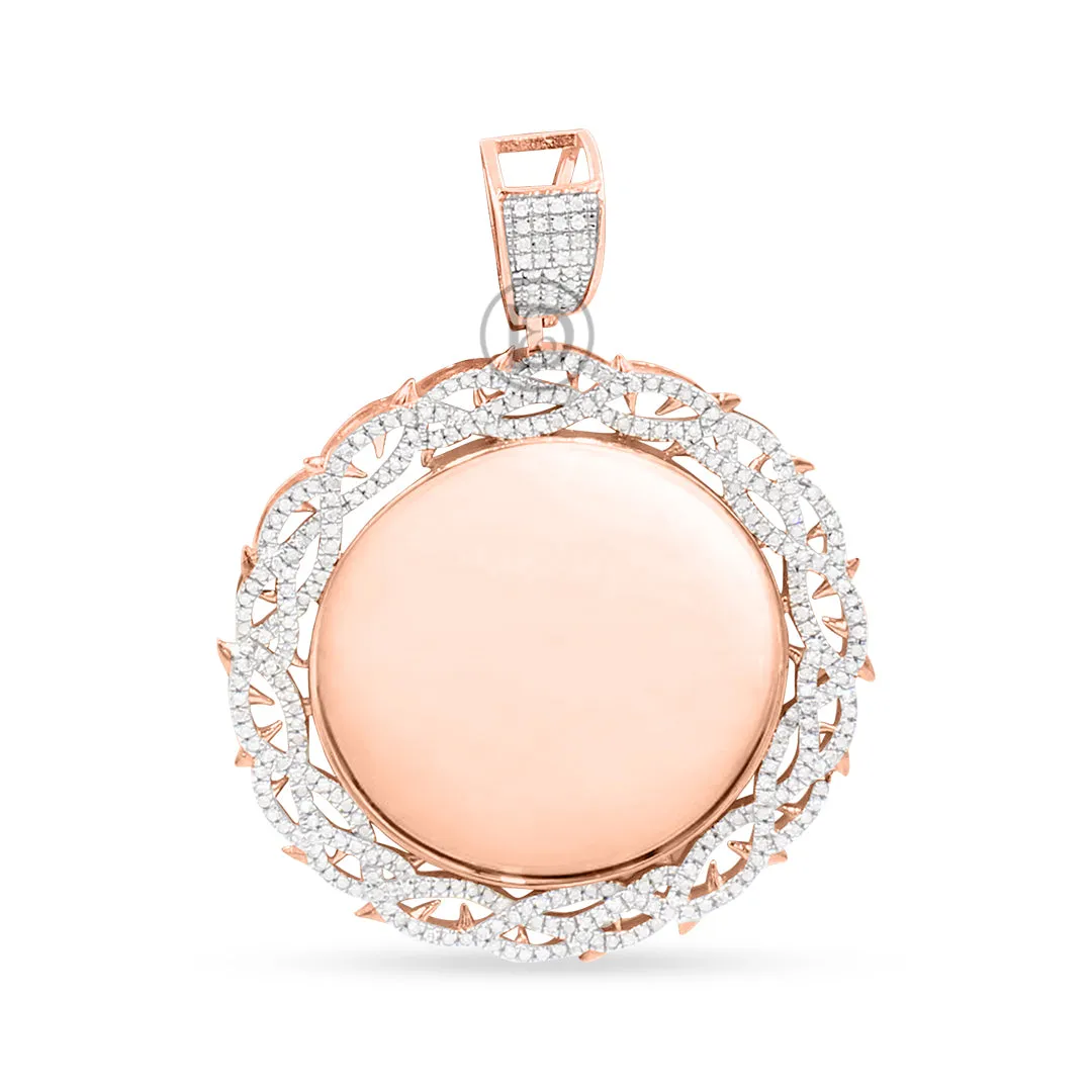10K Yellow Gold Memory Pendant with 0.71CT Diamonds