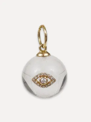 14K Eye Ball Charm