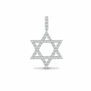 18ct White Gold Diamond Pendant