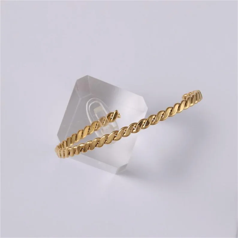18K Gold-Filled Cuff Bracelet