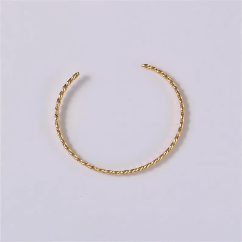 18K Gold-Filled Cuff Bracelet
