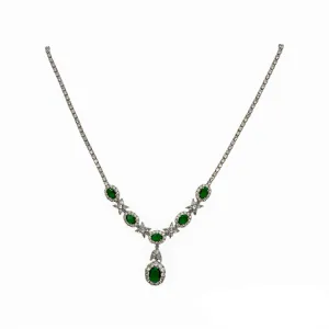 Alina Necklace - Emerald