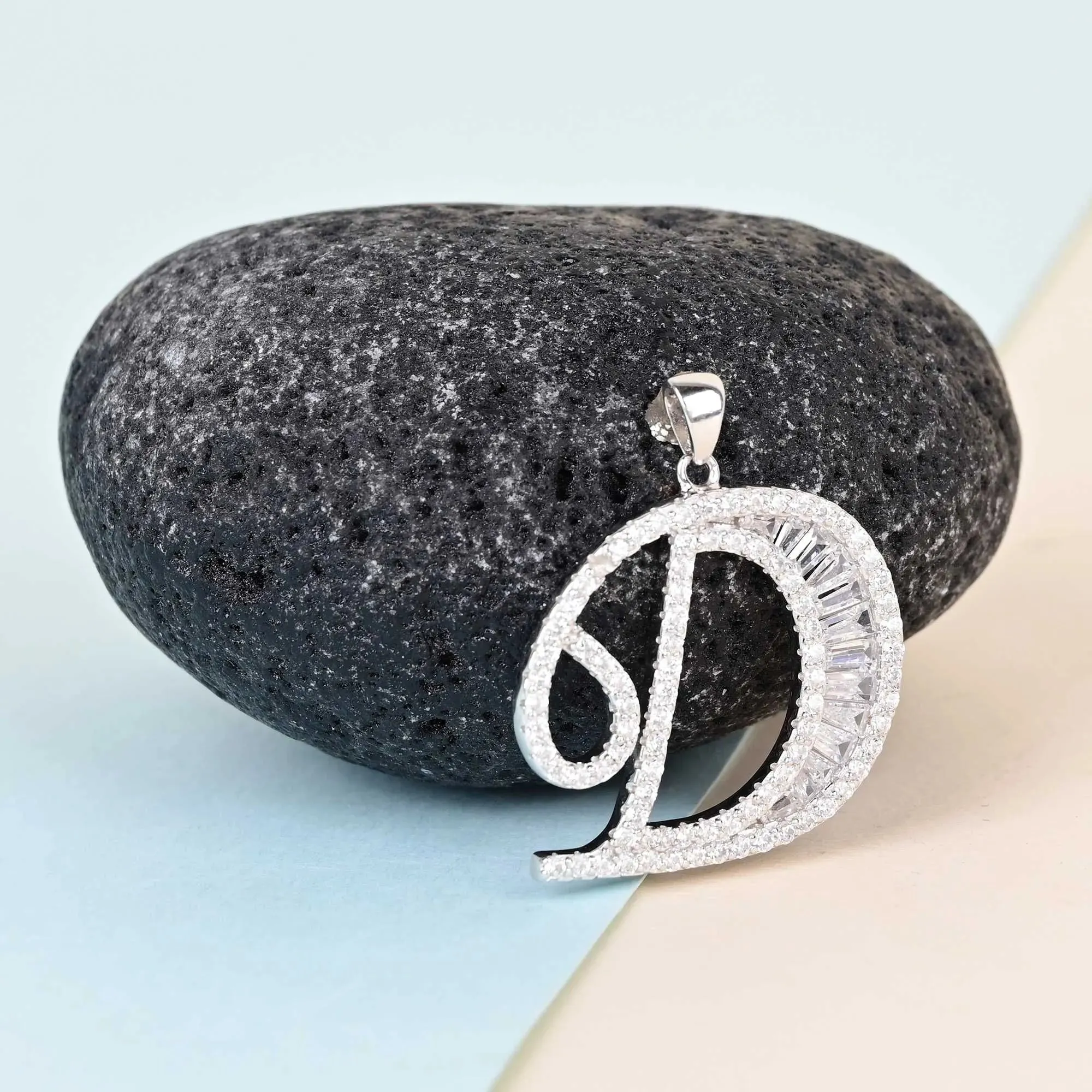 Alphabet D Unisex Locket