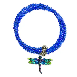 Anne Koplik "Spirit" Dragonfly Charm Wrapsody Bracelet