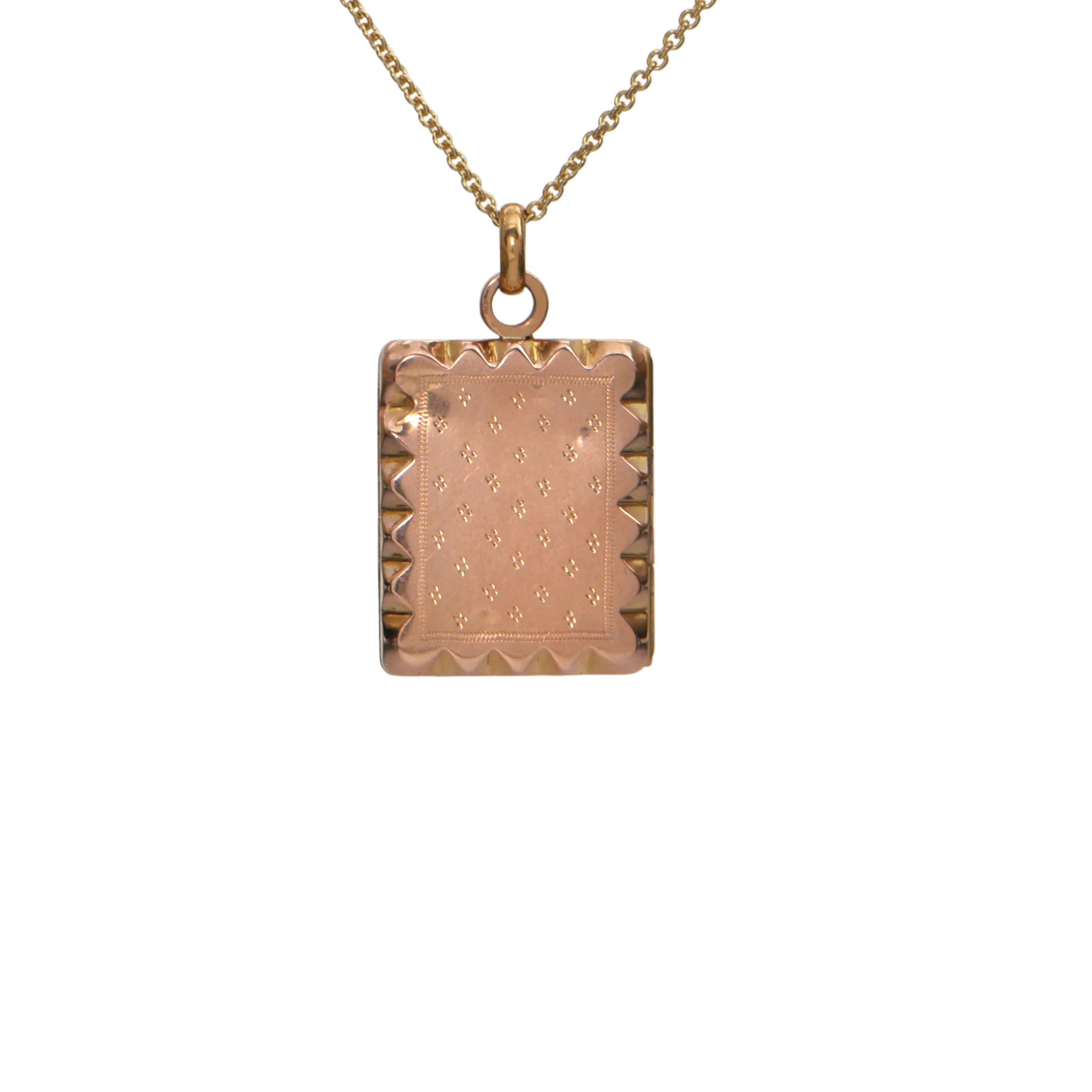 Antique 18K Gold Locket Pendant