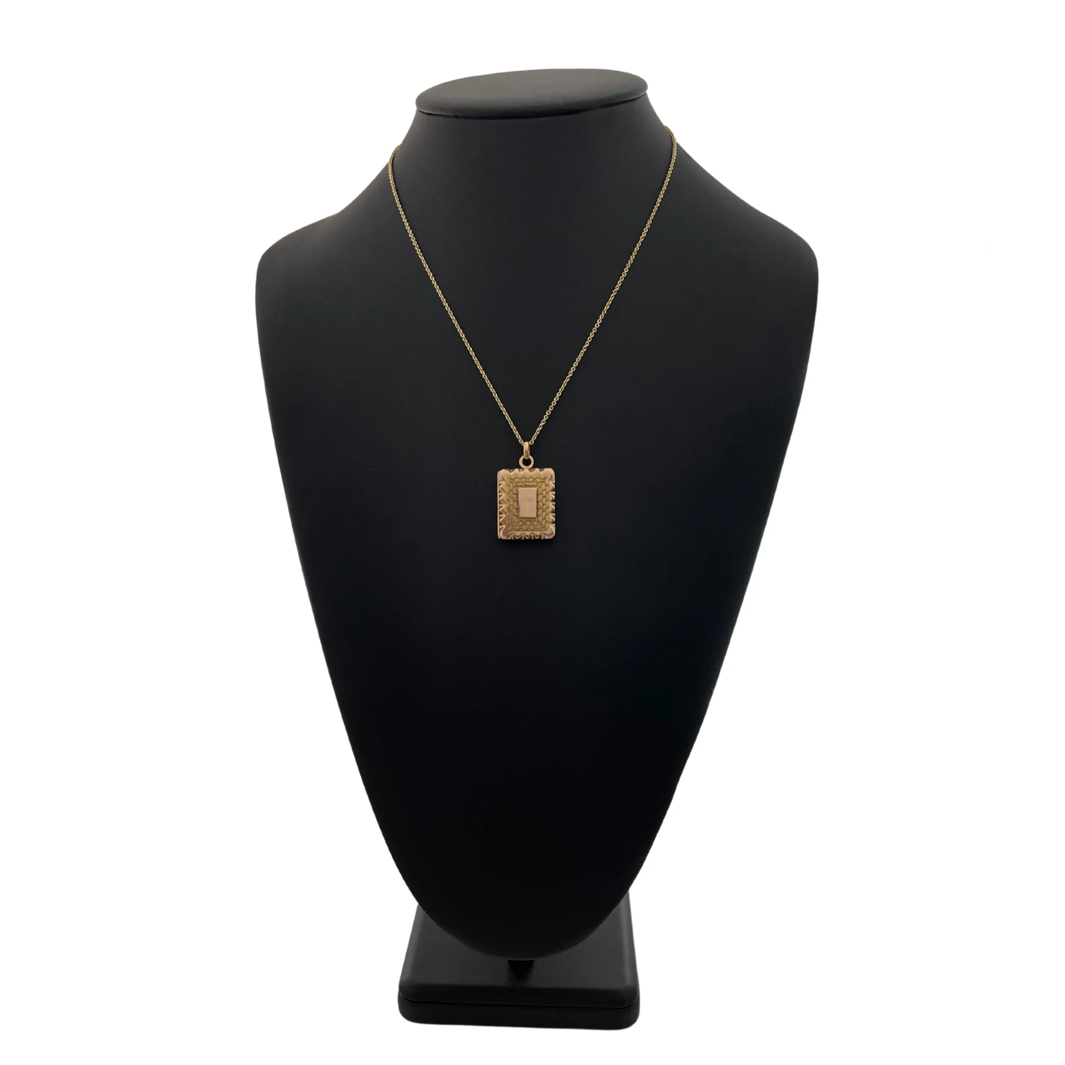 Antique 18K Gold Locket Pendant