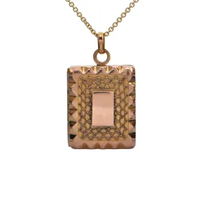 Antique 18K Gold Locket Pendant