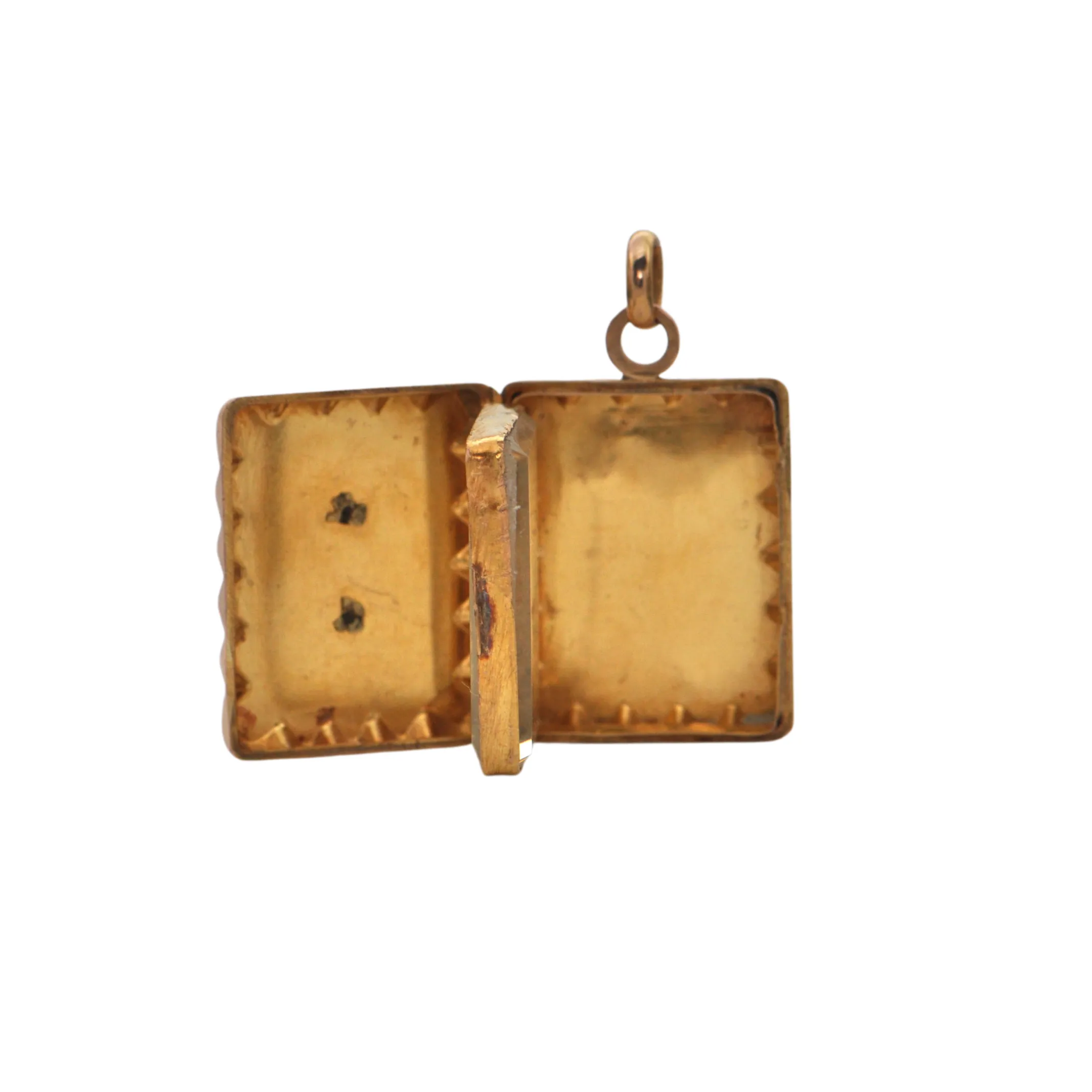 Antique 18K Gold Locket Pendant