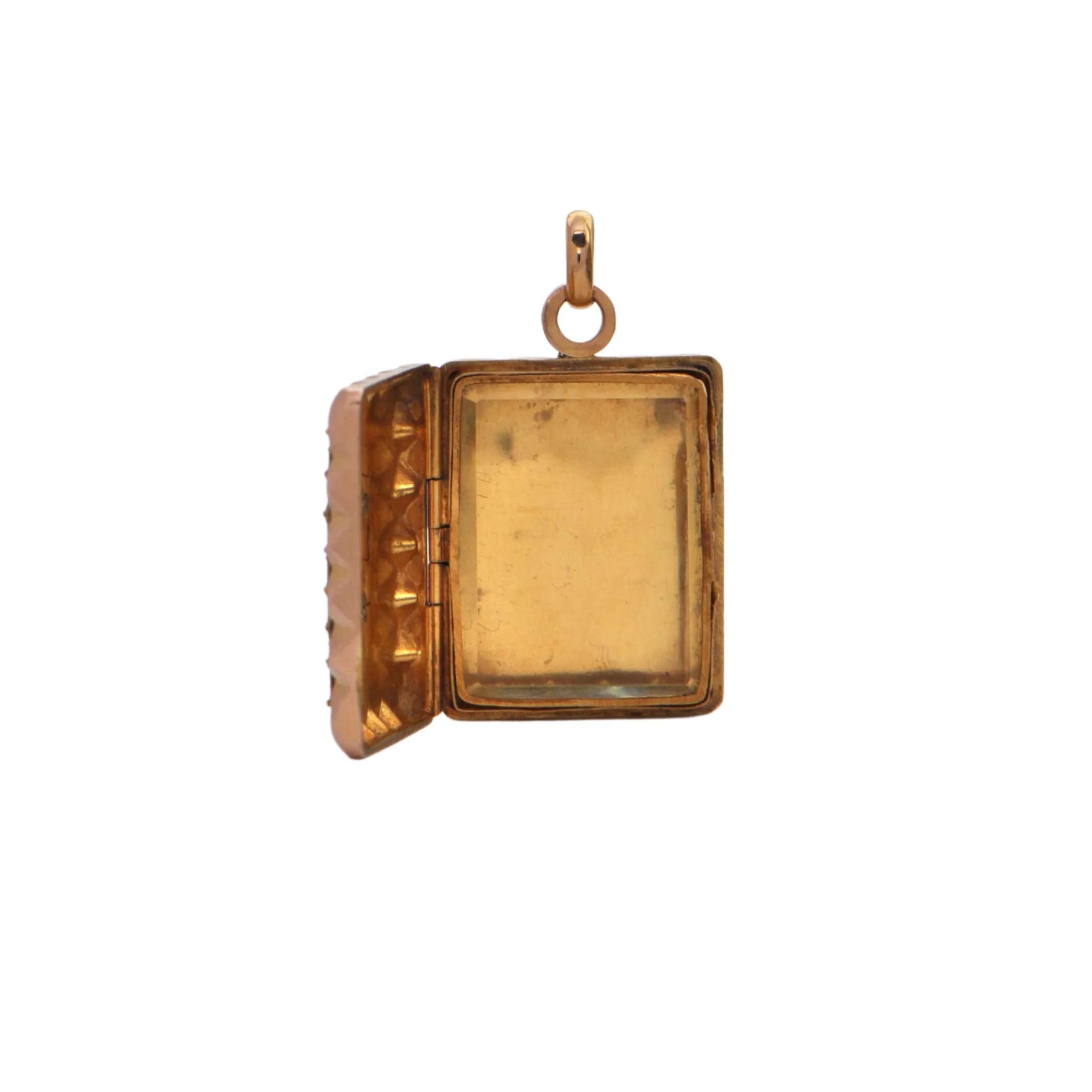 Antique 18K Gold Locket Pendant