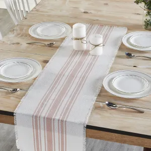 Antique White Stripe Coral Indoor/Outdoor Runner 12x48"