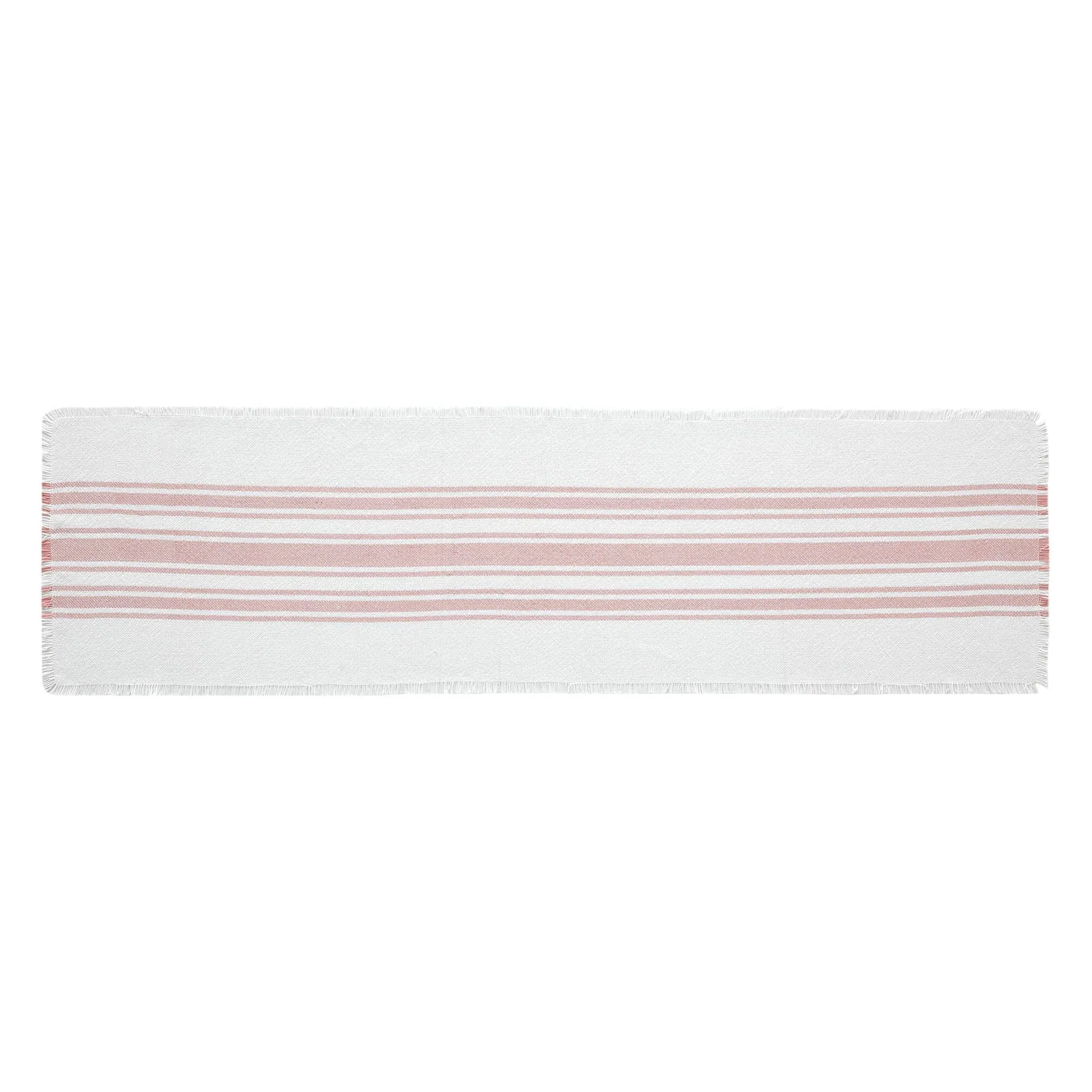 Antique White Stripe Coral Indoor/Outdoor Runner 12x48"