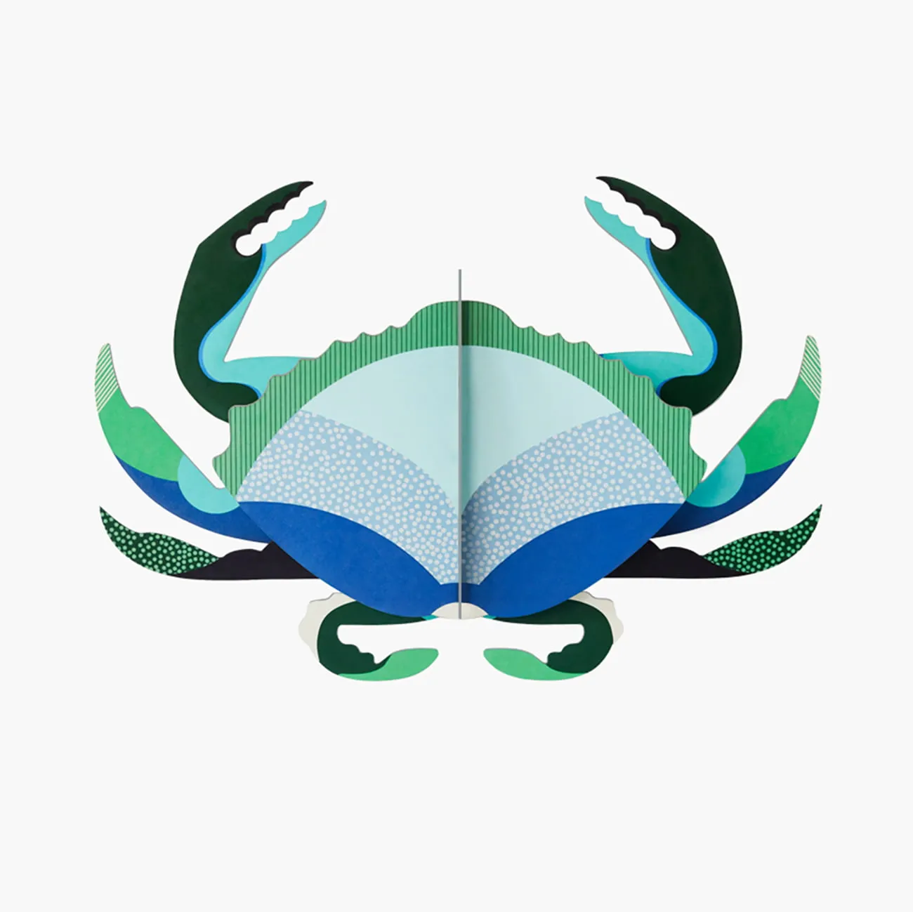Aquamarine Crab Wall Decor