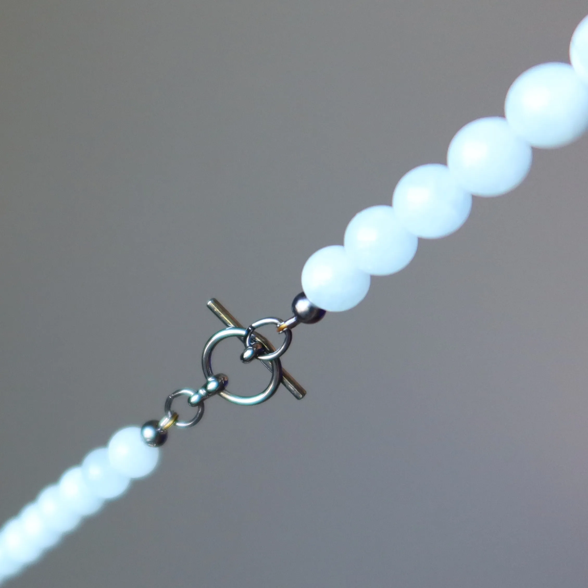 Aquamarine Necklace Ice Cool Calming Blue Gemstones