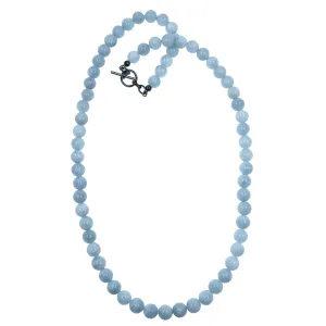 Aquamarine Necklace Ice Cool Calming Blue Gemstones