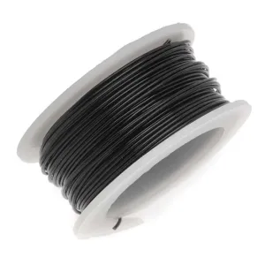 Artistic Wire, Copper Craft Wire 20 Gauge Thick, Permanent Black Color (6 Yard Spool)
