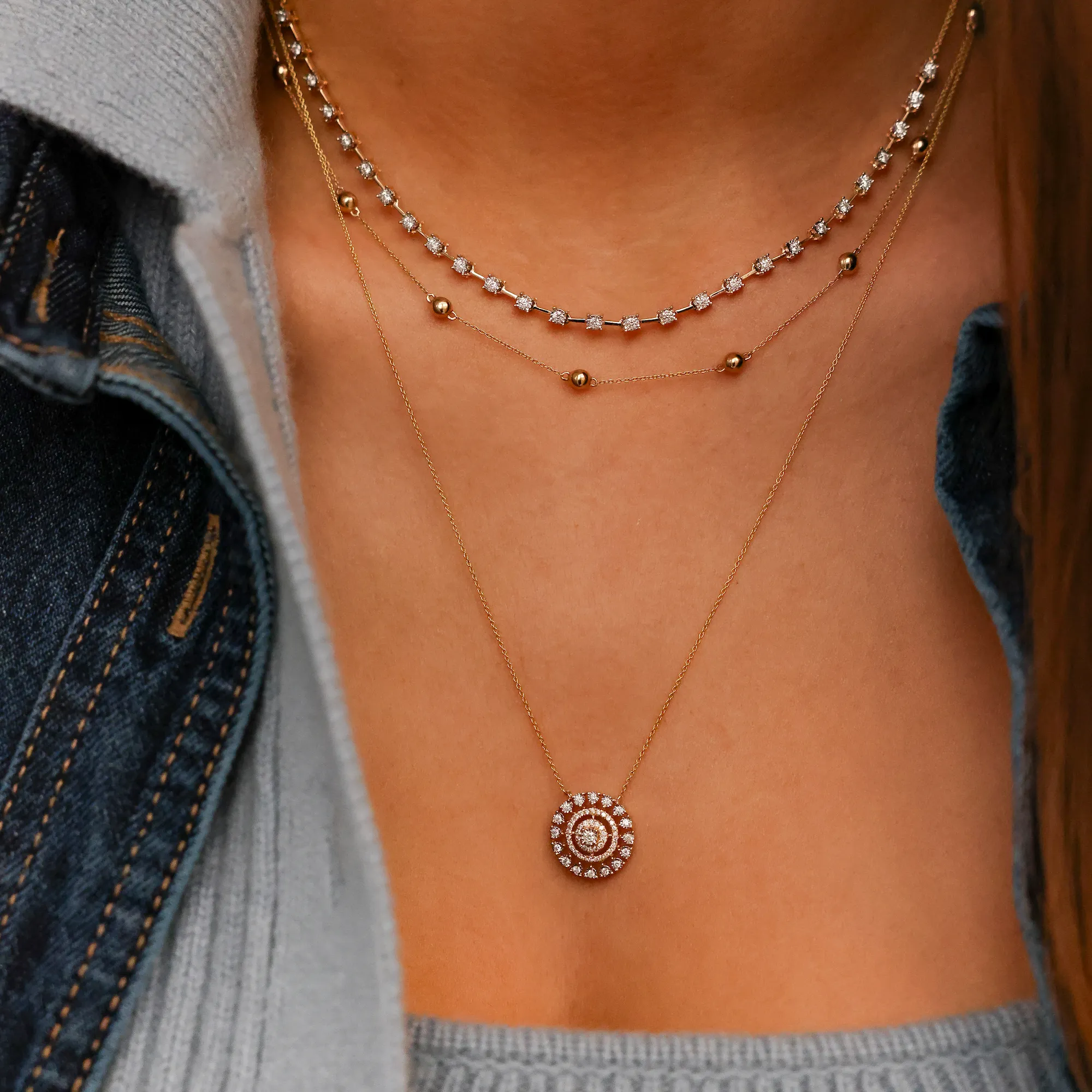Ava Bea Medallion Necklace