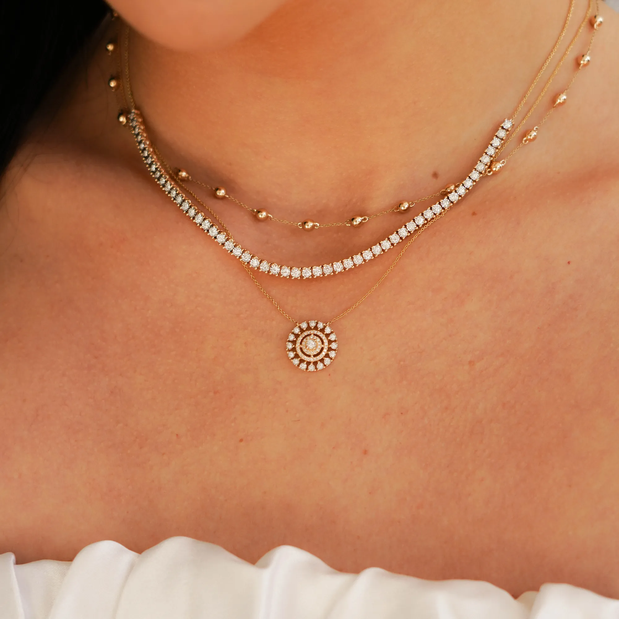 Ava Bea Medallion Necklace