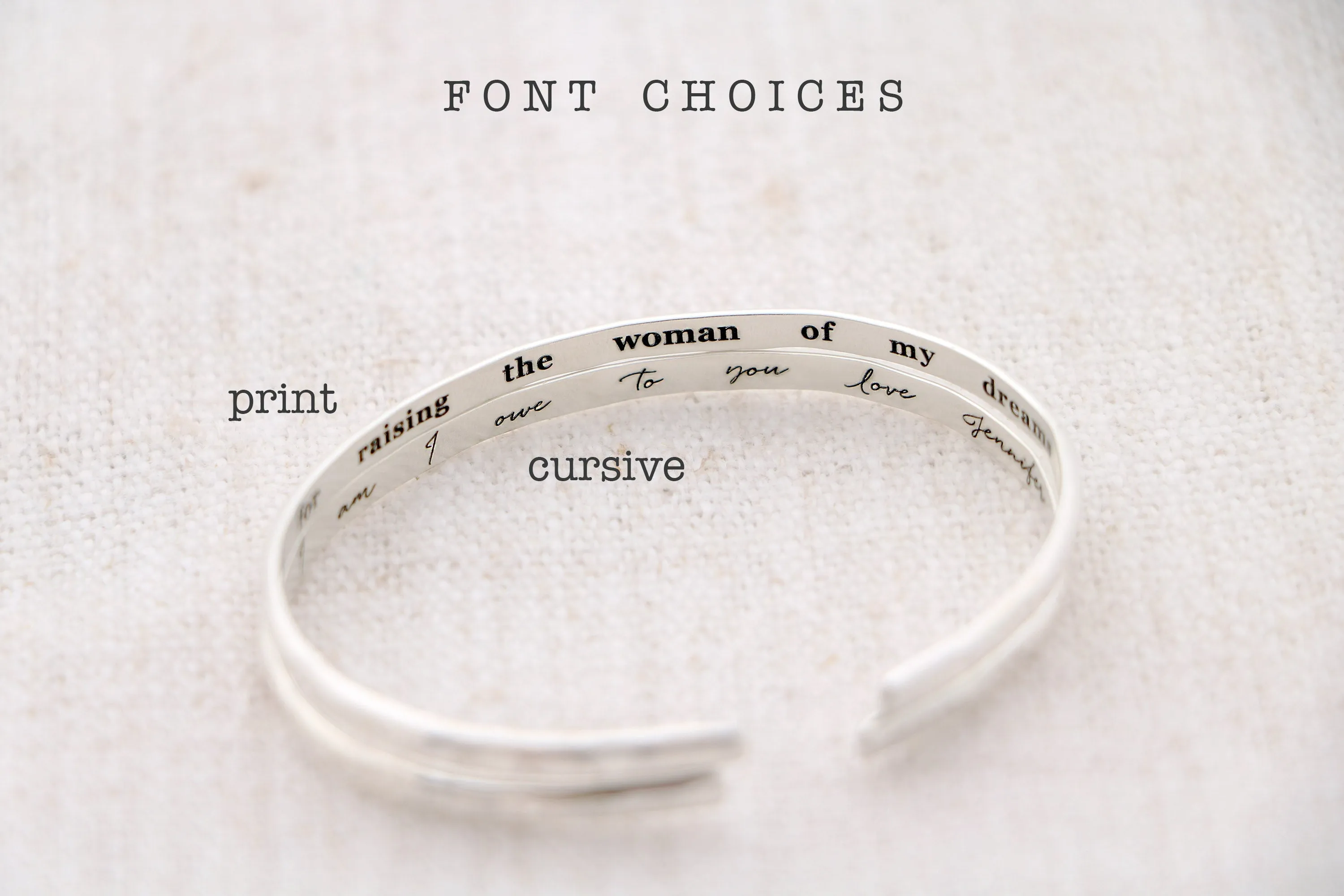 baby   toddler cuff bracelet { silver   gold }