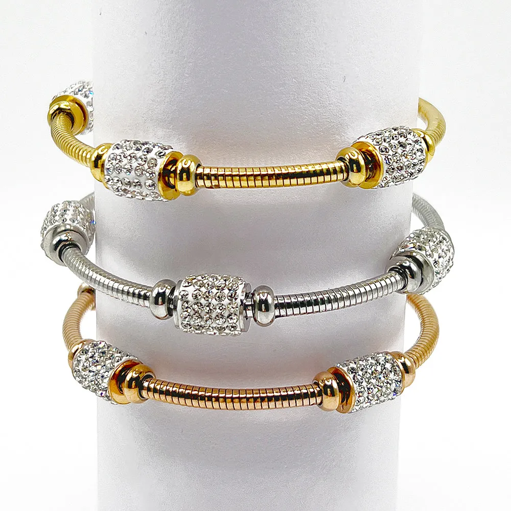 Bar Pave Bangle Bracelet