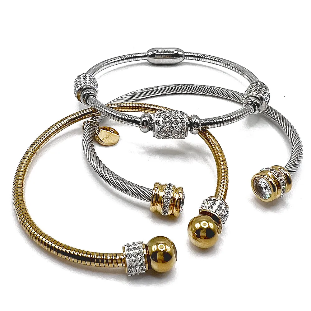 Bar Pave Bangle Bracelet