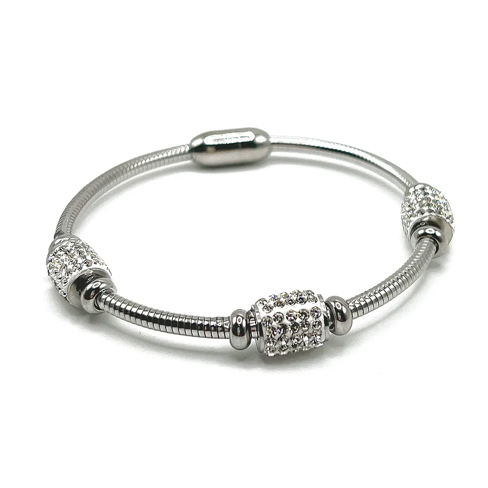 Bar Pave Bangle Bracelet