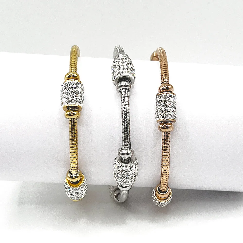 Bar Pave Bangle Bracelet