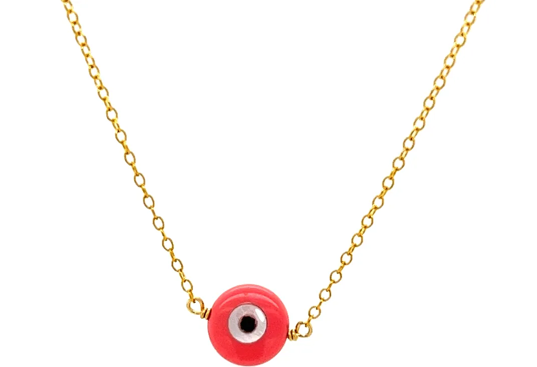 bara boheme | Medium "EVIL EYE" Opal Necklace