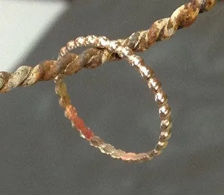 Beaded Berri Ring -14K Gold-Fill