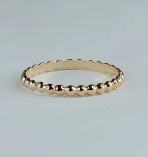 Beaded Berri Ring -14K Gold-Fill