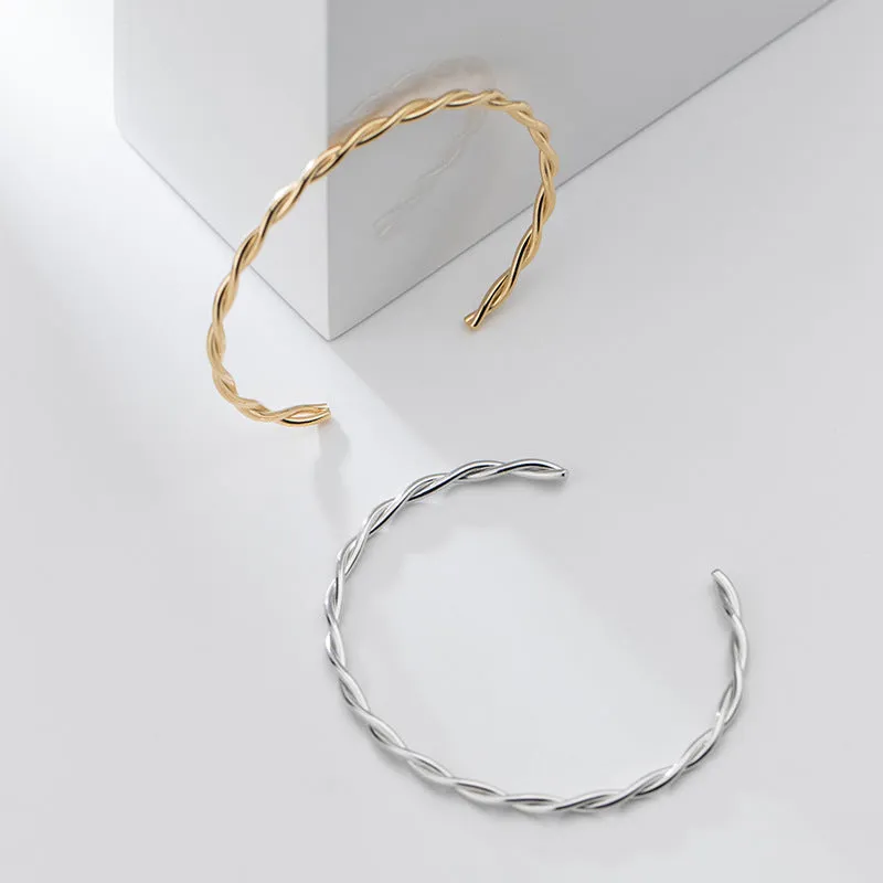 BRAIDED CUFF BANGLE