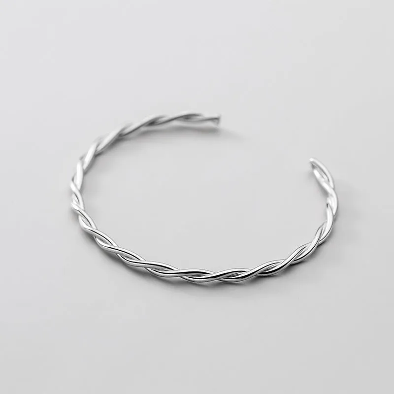 BRAIDED CUFF BANGLE