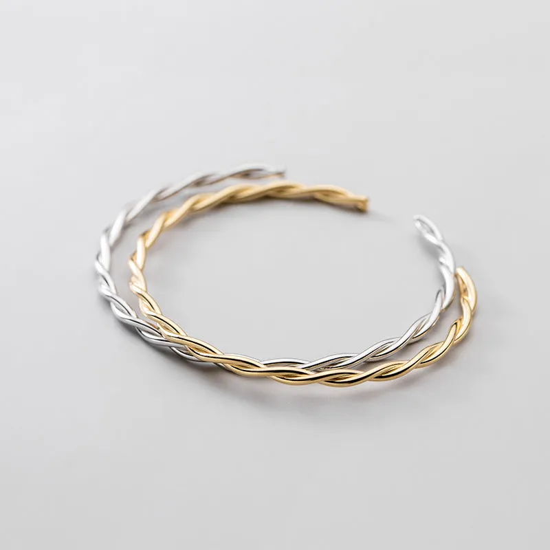 BRAIDED CUFF BANGLE