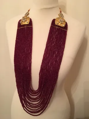 Brazilian Ruby/Emerald Mala