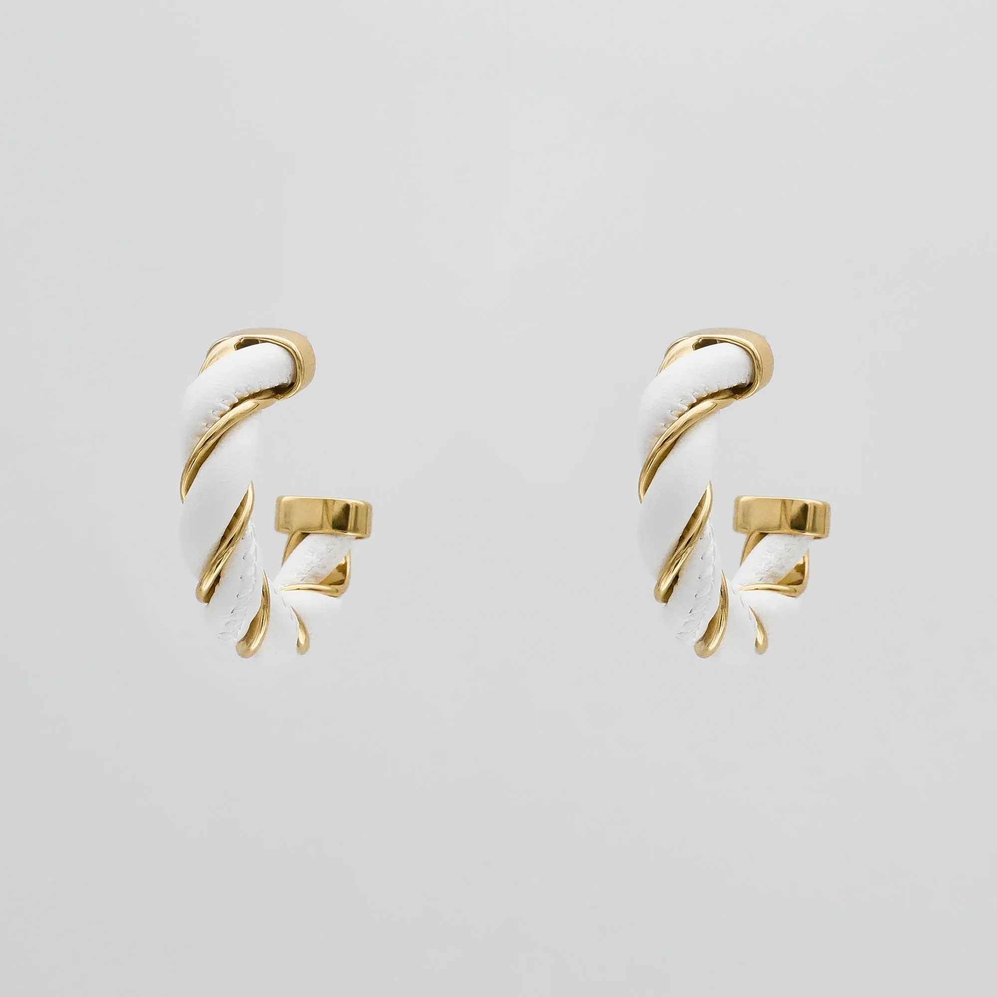 Chloe Leather Earrings