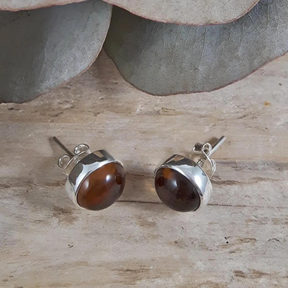 Citrine Large Stud Earrings