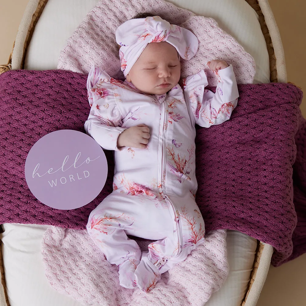 Coral & Lilac Reversible Milestone Cards