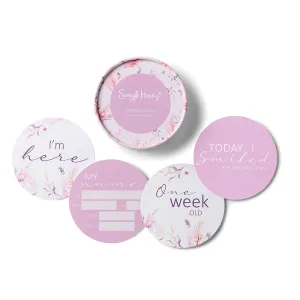 Coral & Lilac Reversible Milestone Cards