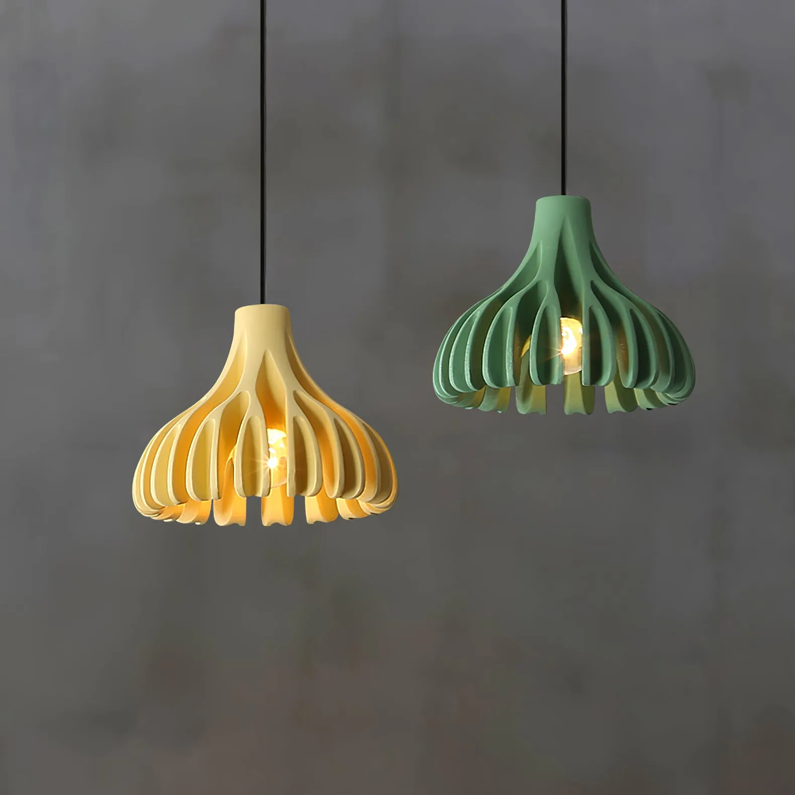 Coral Resin Pendant Lamp