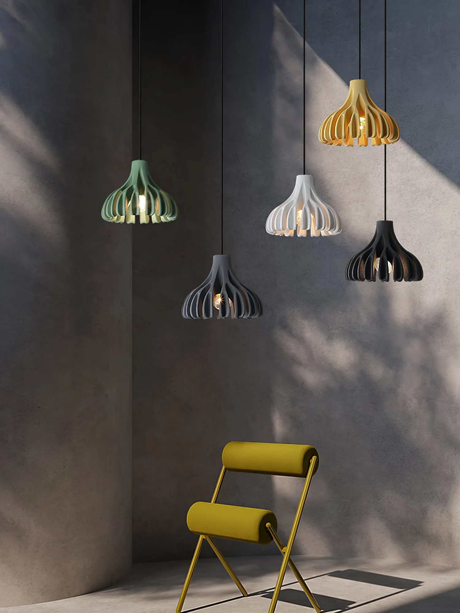 Coral Resin Pendant Lamp