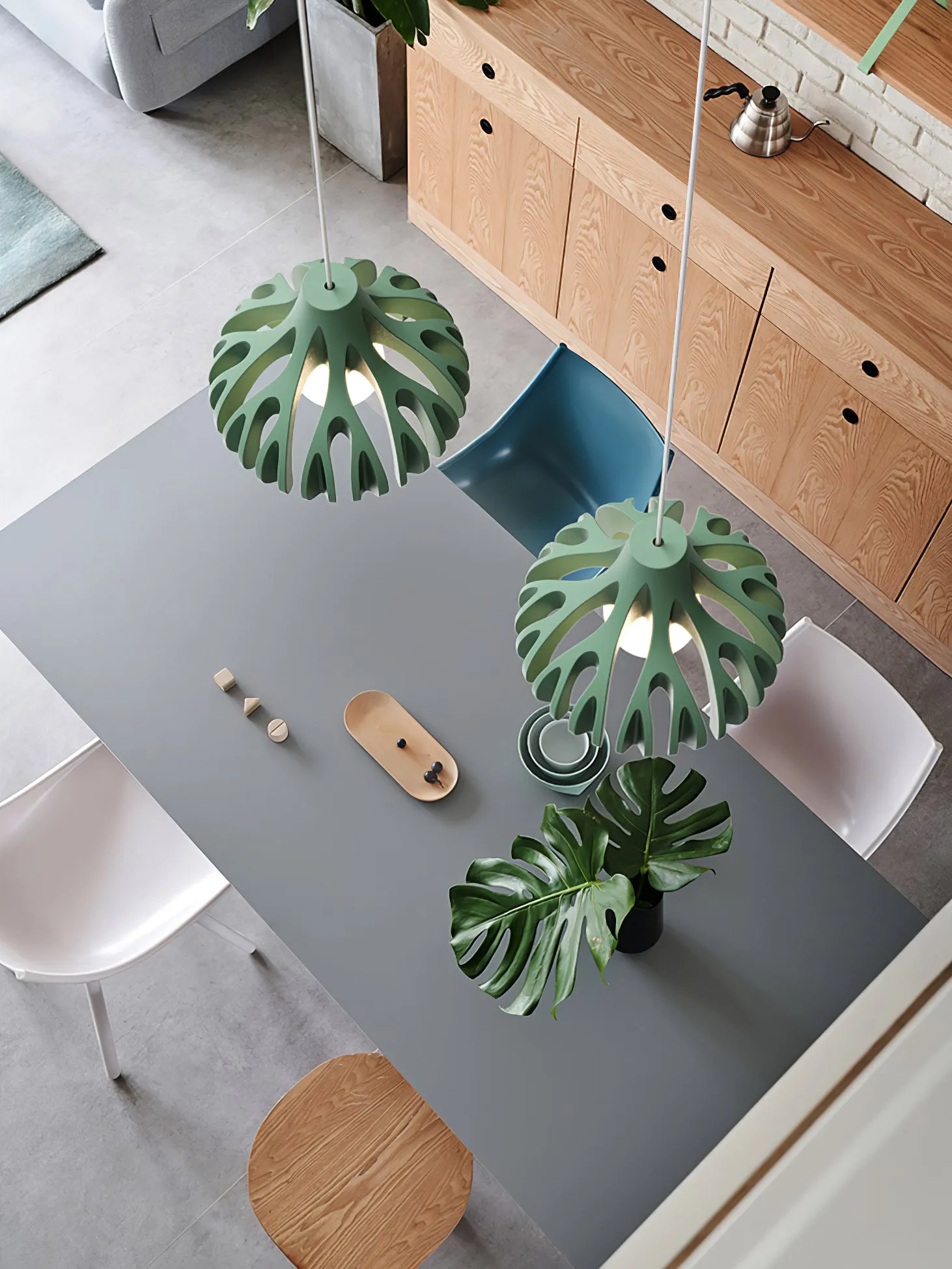 Coral Resin Pendant Lamp