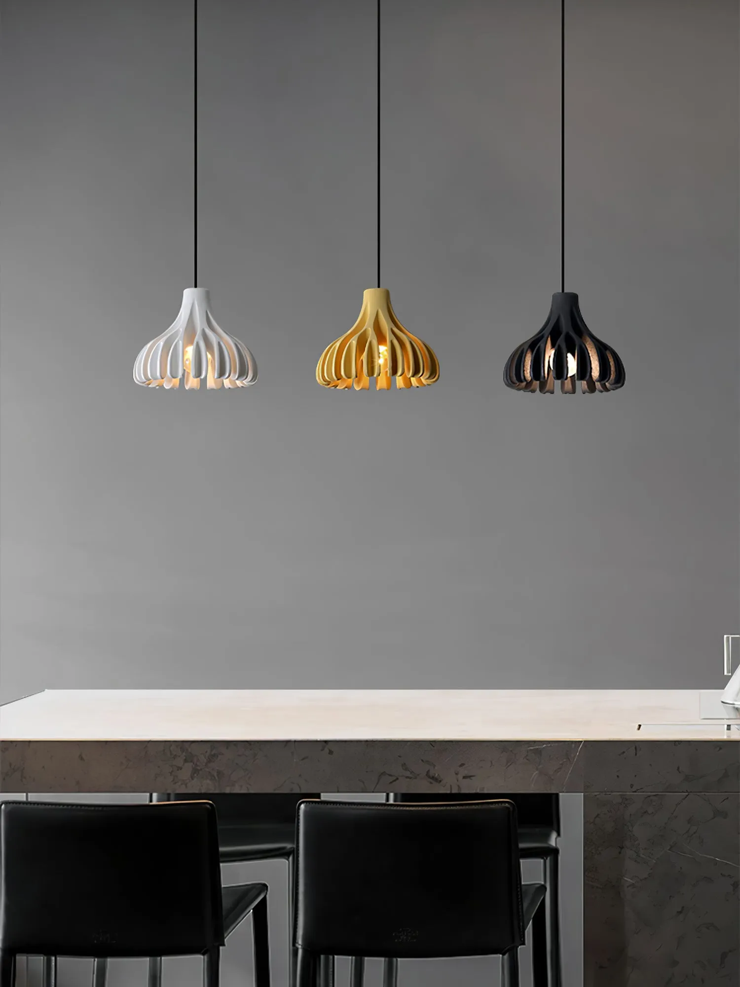 Coral Resin Pendant Lamp