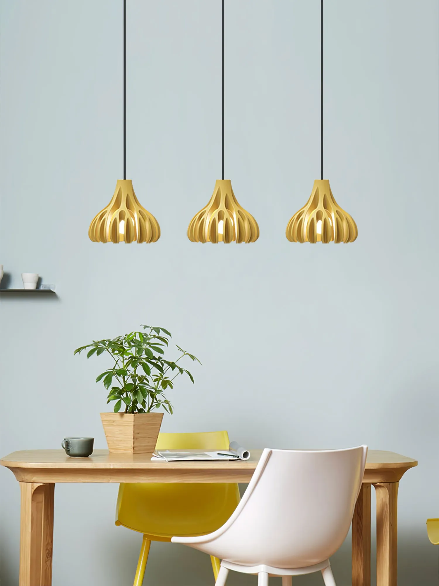 Coral Resin Pendant Lamp