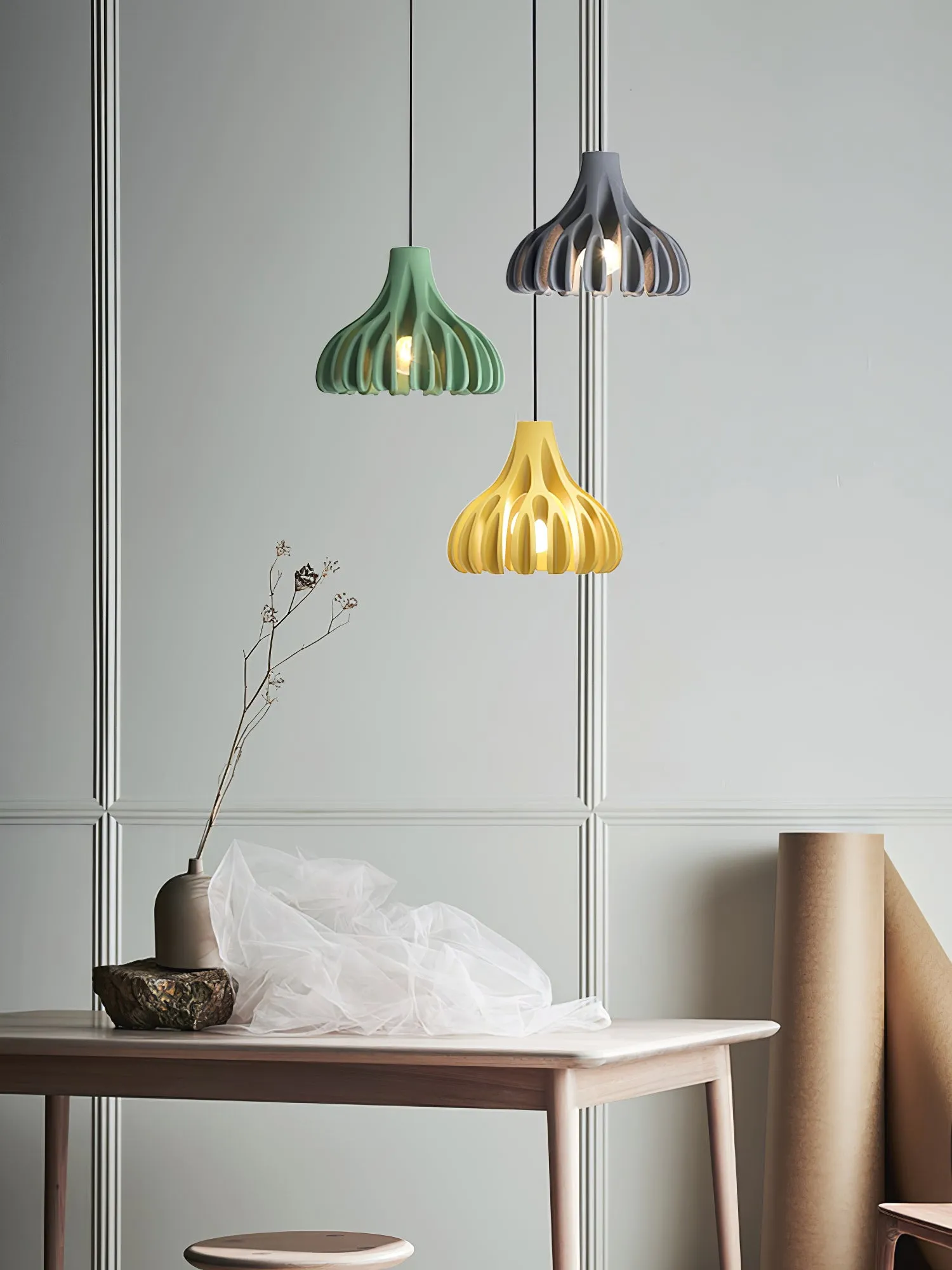 Coral Resin Pendant Lamp
