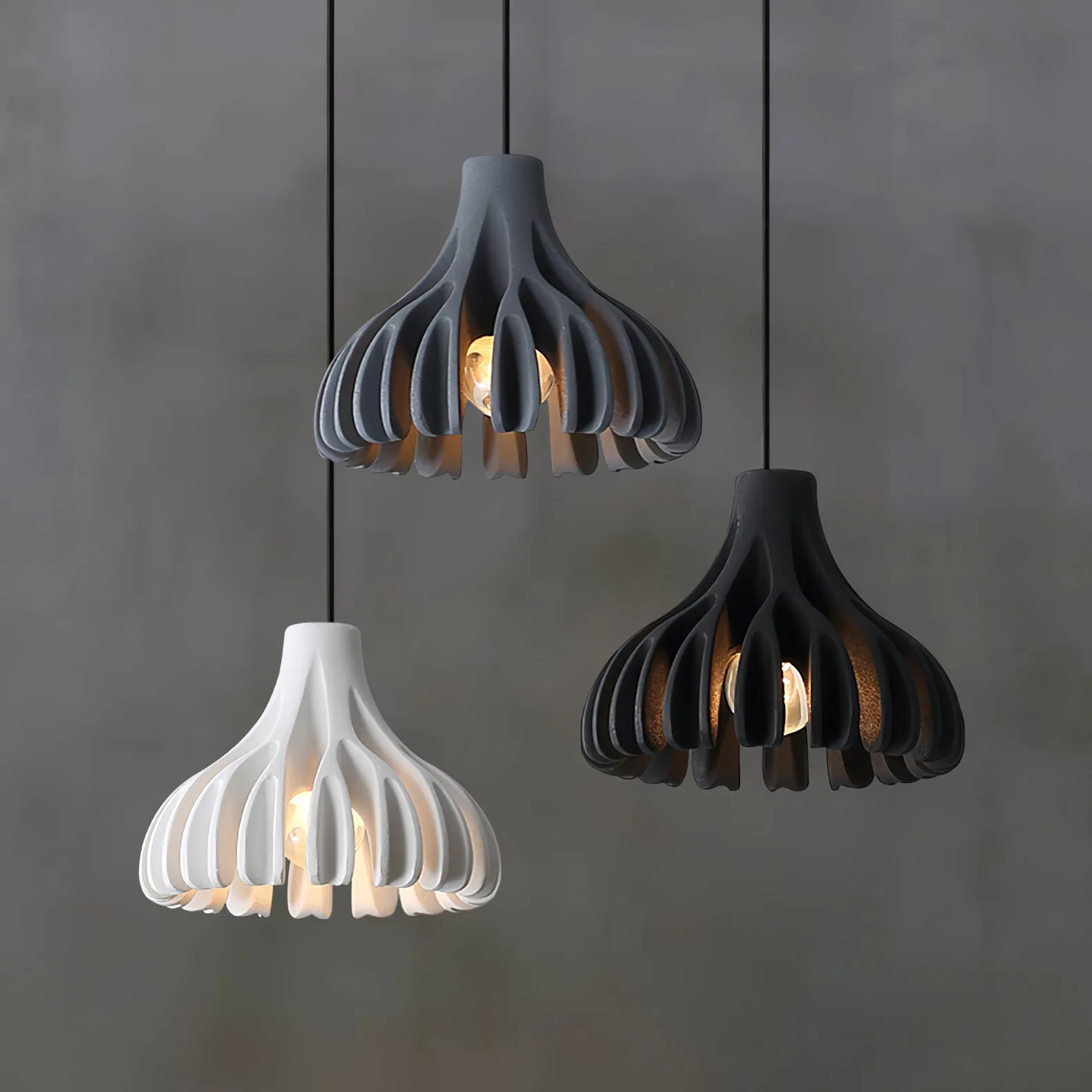 Coral Resin Pendant Lamp