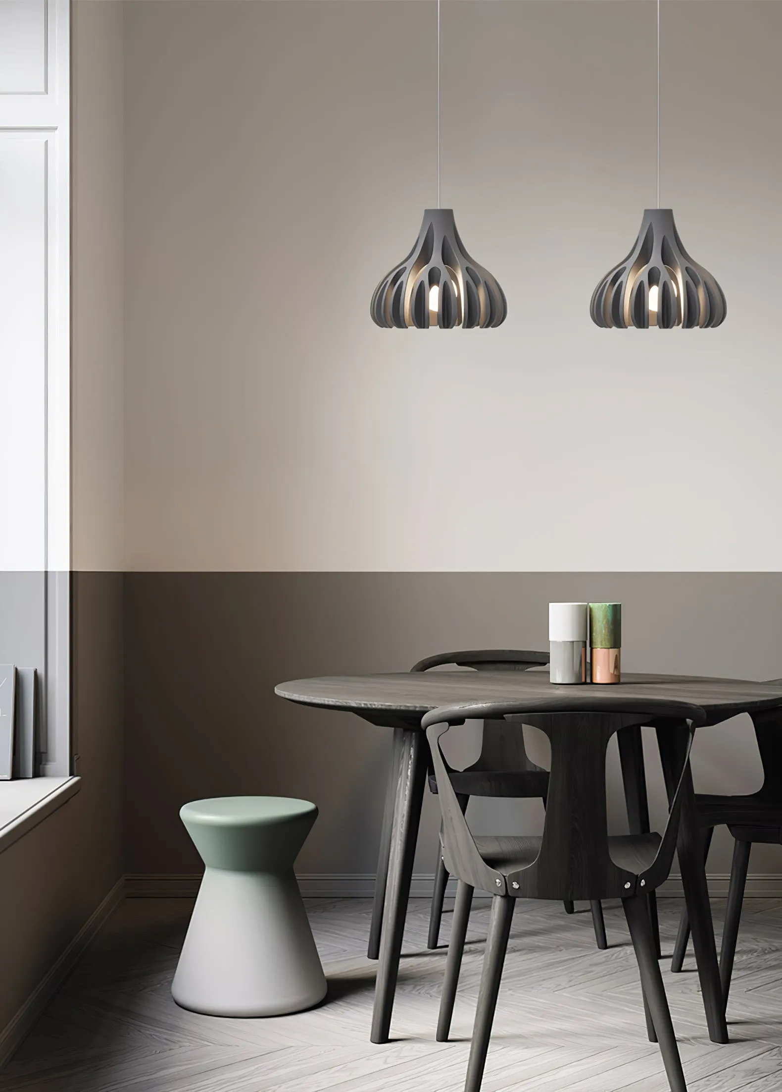 Coral Resin Pendant Lamp